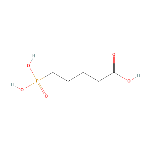 5-phosphonopentanoic acid (CAS: 5650-84-0) - Chemical Structure and Molecular Formula 