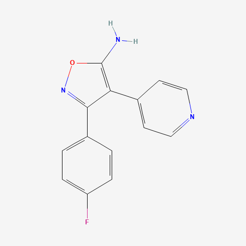 3-(4-fluorophenyl)-4-pyridin-4-yl-1,2-oxazol-5-amine (CAS: 262364-88-5) - Related Chemical Product