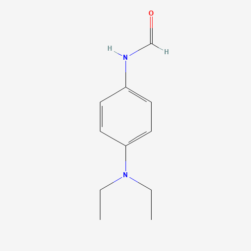 N-[4-(diethylamino)phenyl]formamide (CAS: 5235-68-7) - Chemical Structure and Molecular Formula 
