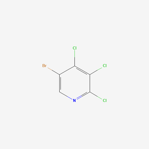 5-bromo-2,3,4-trichloropyridine (CAS: 873397-71-8) - Chemical Structure and Molecular Formula 