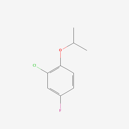 2-chloro-4-fluoro-1-propan-2-yloxybenzene (CAS: 202982-71-6) - Chemical Structure and Molecular Formula 