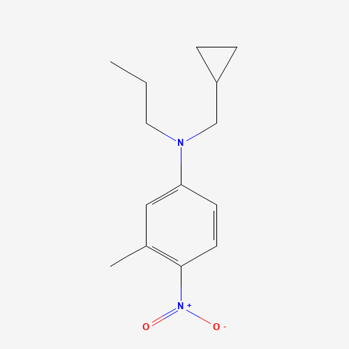N-(cyclopropylmethyl)-3-methyl-4-nitro-N-propylaniline (CAS: 821776-82-3) - Related Chemical Product