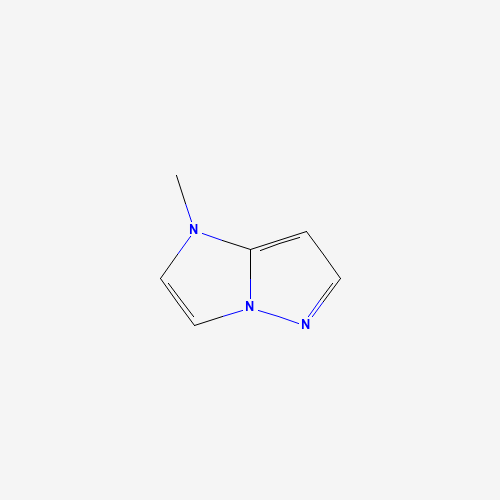 1-methylimidazo[1,2-b]pyrazole (CAS: 56728-16-6) - Chemical Structure and Molecular Formula 