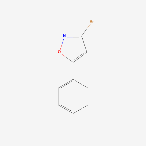 3-bromo-5-phenyl-1,2-oxazole (CAS: 10557-74-1) - Chemical Structure and Molecular Formula 