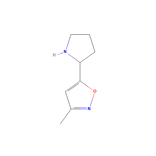 3-methyl-5-pyrrolidin-2-yl-1,2-oxazole (CAS: 851434-82-7) - Related Chemical Product