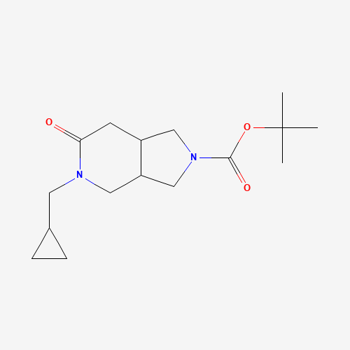 tert-butyl 5-(cyclopropylmethyl)-6-oxo-1,3,3a,4,7,7a-hexahydropyrrolo[3,4-c]pyridine-2-carboxylate (CAS: 1360364-12-0) - Related Chemical Product