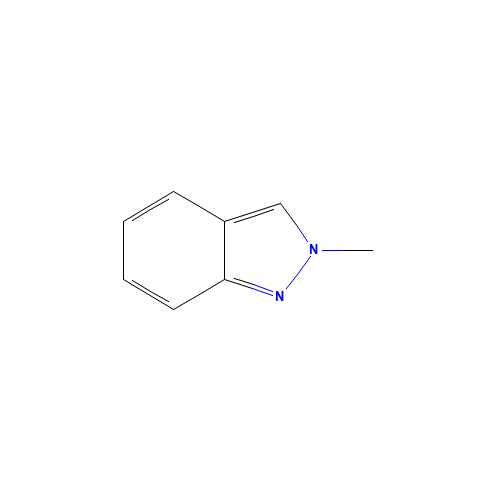 2-methylindazole (CAS: 4838-00-0) - Chemical Structure and Molecular Formula 