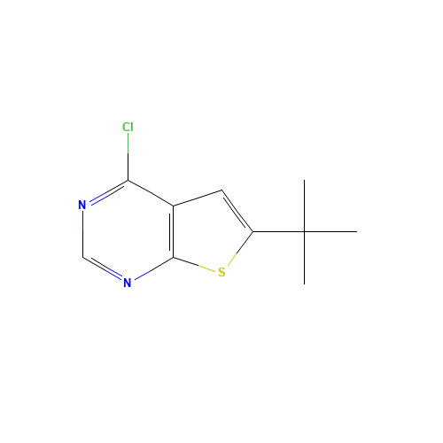 6-tert-butyl-4-chlorothieno[2,3-d]pyrimidine (CAS: 439692-55-4) - Related Chemical Product