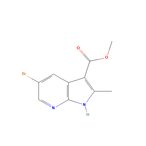 methyl 5-bromo-2-methyl-1H-pyrrolo[2,3-b]pyridine-3-carboxylate (CAS: 1228551-75-4) - Related Chemical Product