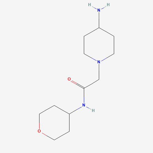 2-(4-aminopiperidin-1-yl)-N-(oxan-4-yl)acetamide (CAS: 1275380-39-6) - Related Chemical Product