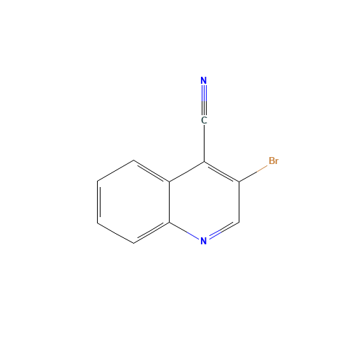 3-bromoquinoline-4-carbonitrile (CAS: 1253790-93-0) - Chemical Structure and Molecular Formula 