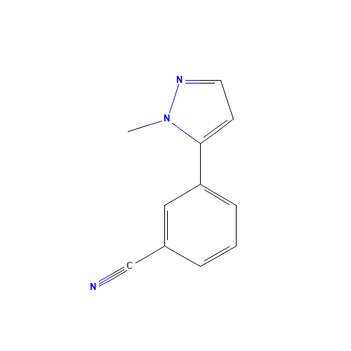 3-(2-methylpyrazol-3-yl)benzonitrile (CAS: 179055-95-9) - Related Chemical Product