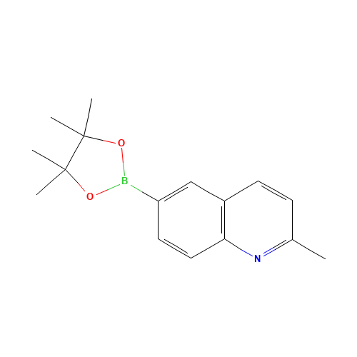 2-methyl-6-(4,4,5,5-tetramethyl-1,3,2-dioxaborolan-2-yl)quinoline (CAS: 1022090-86-3) - Related Chemical Product
