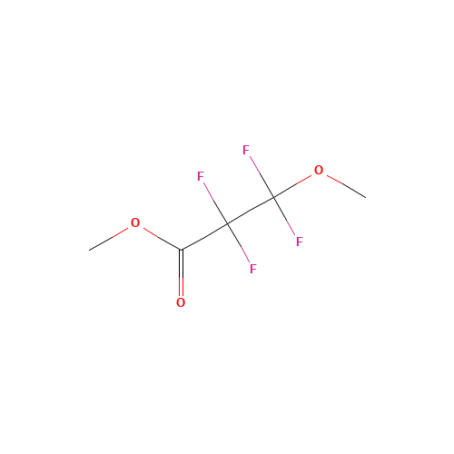 methyl 2,2,3,3-tetrafluoro-3-methoxypropanoate (CAS: 755-73-7) - Chemical Structure and Molecular Formula 