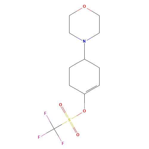 (4-morpholin-4-ylcyclohexen-1-yl) trifluoromethanesulfonate (CAS: 1046793-55-8) - Related Chemical Product
