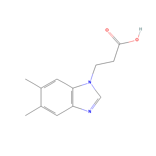 3-(5,6-dimethylbenzimidazol-1-yl)propanoic acid (CAS: 6123-82-6) - Related Chemical Product