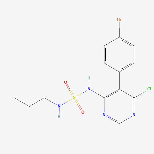 5-(4-bromophenyl)-6-chloro-N-(propylsulfamoyl)pyrimidin-4-amine (CAS: 1393813-42-7) - Related Chemical Product