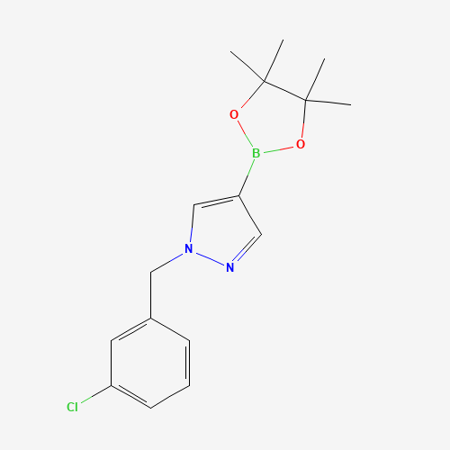 1-[(3-chlorophenyl)methyl]-4-(4,4,5,5-tetramethyl-1,3,2-dioxaborolan-2-yl)pyrazole (CAS: 1415825-07-8) - Related Chemical Product