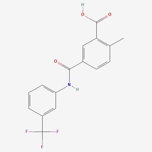 2-methyl-5-[[3-(trifluoromethyl)phenyl]carbamoyl]benzoic acid (CAS: 1018069-85-6) - Related Chemical Product