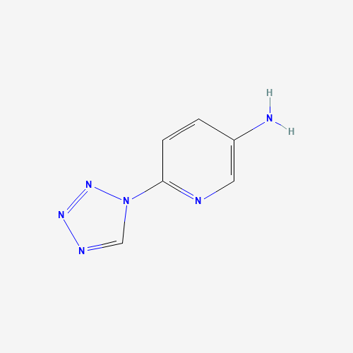 6-(tetrazol-1-yl)pyridin-3-amine (CAS: 1256834-66-8) - Chemical Structure and Molecular Formula 