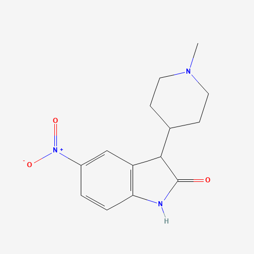3-(1-methylpiperidin-4-yl)-5-nitro-1,3-dihydroindol-2-one (CAS: 1063407-62-4) - Related Chemical Product