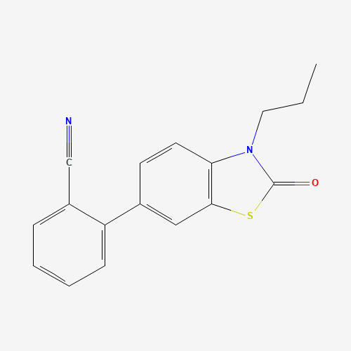 2-(2-oxo-3-propyl-1,3-benzothiazol-6-yl)benzonitrile (CAS: 1345960-64-6) - Related Chemical Product