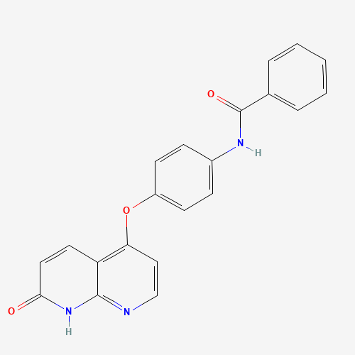N-[4-[(7-oxo-8H-1,8-naphthyridin-4-yl)oxy]phenyl]benzamide (CAS: 1203509-75-4) - Related Chemical Product
