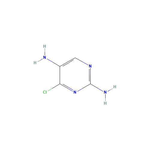 4-chloropyrimidine-2,5-diamine (CAS: 14631-09-5) - Chemical Structure and Molecular Formula 