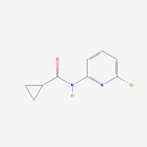 N-(6-bromopyridin-2-yl)cyclopropanecarboxamide (CAS: 1155619-83-2) - Chemical Structure and Molecular Formula 