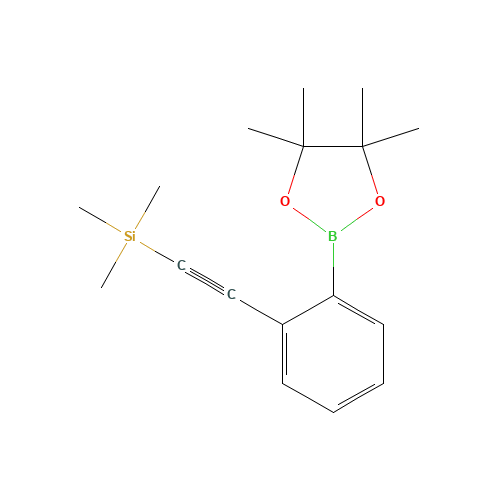 trimethyl-[2-[2-(4,4,5,5-tetramethyl-1,3,2-dioxaborolan-2-yl)phenyl]ethynyl]silane (CAS: 1218790-52-3) - Related Chemical Product