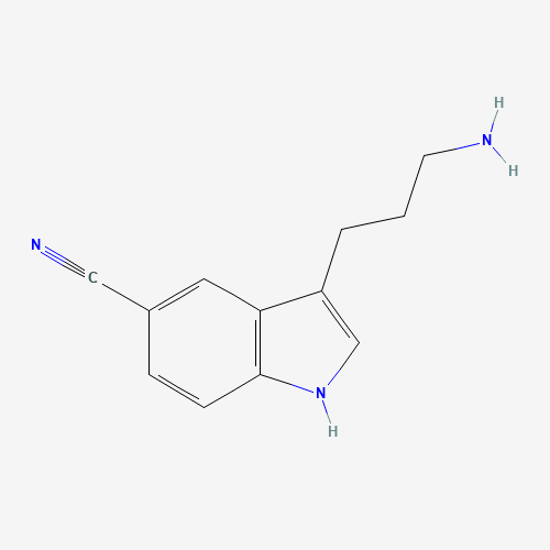 3-(3-aminopropyl)-1H-indole-5-carbonitrile (CAS: 586336-07-4) - Related Chemical Product