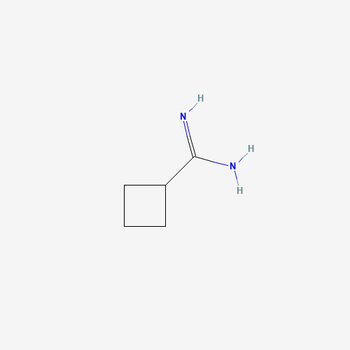 cyclobutanecarboximidamide (CAS: 748081-82-5) - Chemical Structure and Molecular Formula 