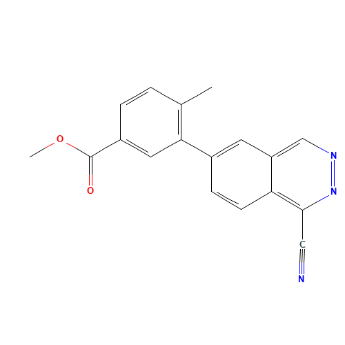 methyl 3-(1-cyanophthalazin-6-yl)-4-methylbenzoate (CAS: 909187-25-3) - Related Chemical Product