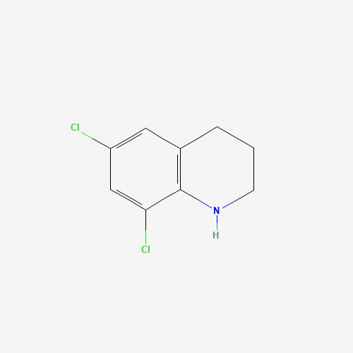 6,8-dichloro-1,2,3,4-tetrahydroquinoline (CAS: 100554-90-3) - Chemical Structure and Molecular Formula 