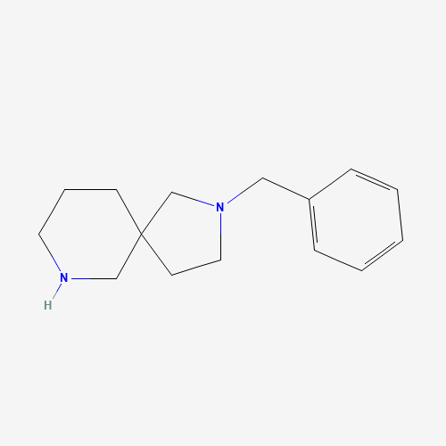 2-benzyl-2,9-diazaspiro[4.5]decane (CAS: 1086395-71-2) - Chemical Structure and Molecular Formula 
