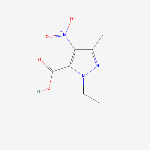 5-methyl-4-nitro-2-propylpyrazole-3-carboxylic acid (CAS: 39658-17-8) - Related Chemical Product