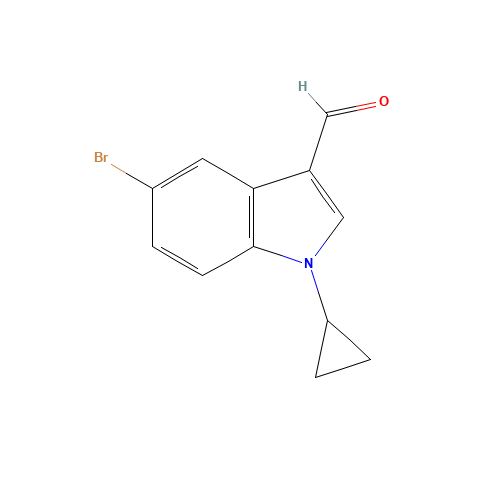 5-bromo-1-cyclopropylindole-3-carbaldehyde (CAS: 1350762-44-5) - Related Chemical Product