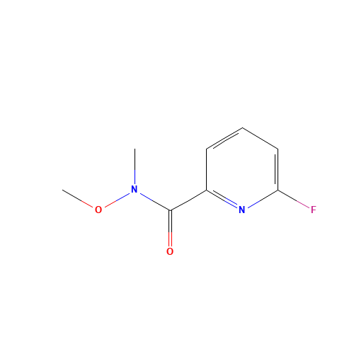 6-fluoro-N-methoxy-N-methylpyridine-2-carboxamide (CAS: 676343-47-8) - Related Chemical Product