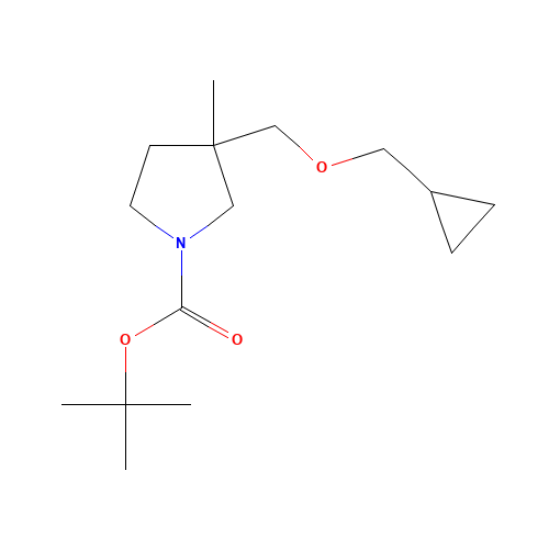 tert-butyl 3-(cyclopropylmethoxymethyl)-3-methylpyrrolidine-1-carboxylate (CAS: 1610521-41-9) - Related Chemical Product