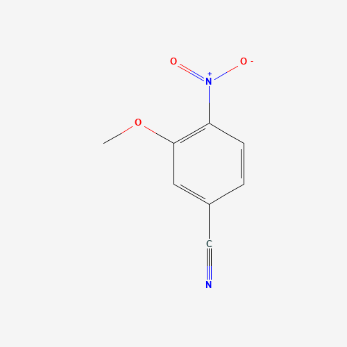 3-methoxy-4-nitrobenzonitrile (CAS: 177476-75-4) - Chemical Structure and Molecular Formula 