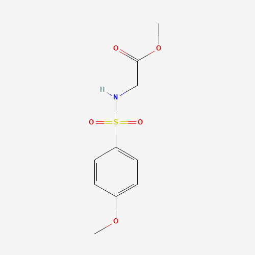 methyl 2-[(4-methoxyphenyl)sulfonylamino]acetate (CAS: 85622-73-7) - Related Chemical Product