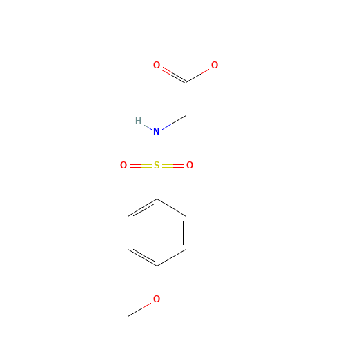 methyl 2-[(4-methoxyphenyl)sulfonylamino]acetate (CAS: 85622-73-7) - Related Chemical Product