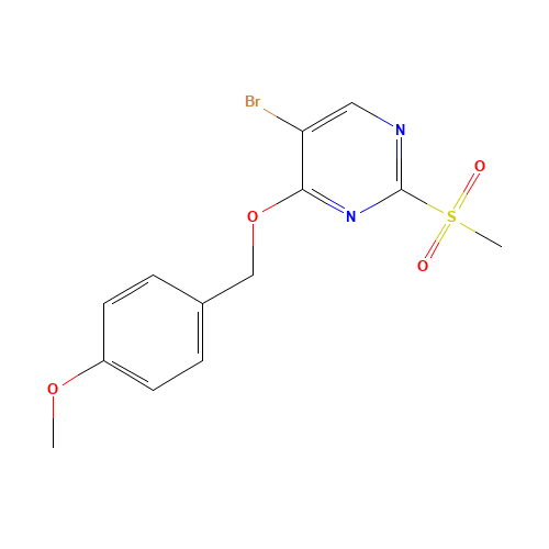 5-bromo-4-[(4-methoxyphenyl)methoxy]-2-methylsulfonylpyrimidine (CAS: 1343461-06-2) - Related Chemical Product