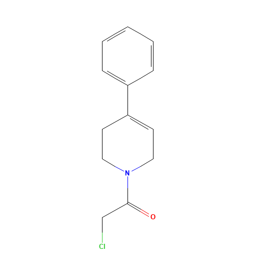 2-chloro-1-(4-phenyl-3,6-dihydro-2H-pyridin-1-yl)ethanone (CAS: 194669-37-9) - Related Chemical Product