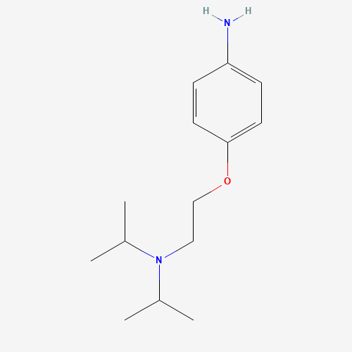 4-[2-[di(propan-2-yl)amino]ethoxy]aniline (CAS: 80785-23-5) - Related Chemical Product