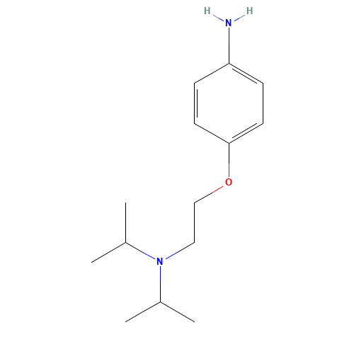 4-[2-[di(propan-2-yl)amino]ethoxy]aniline (CAS: 80785-23-5) - Related Chemical Product