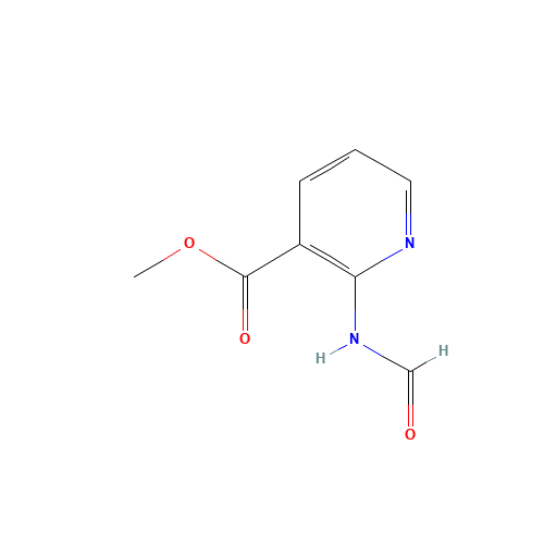 methyl 2-formamidopyridine-3-carboxylate (CAS: 338990-71-9) - Chemical Structure and Molecular Formula 