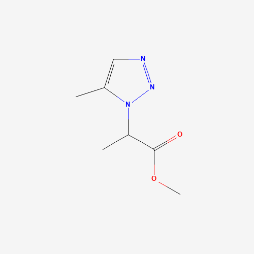 methyl 2-(5-methyltriazol-1-yl)propanoate (CAS: 1190393-02-2) - Chemical Structure and Molecular Formula 