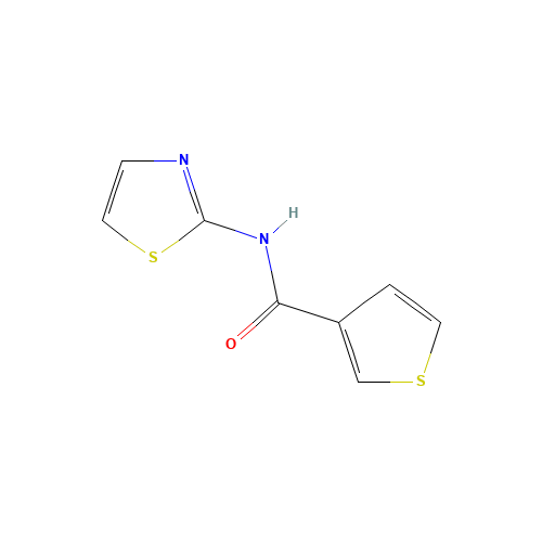 N-(1,3-thiazol-2-yl)thiophene-3-carboxamide (CAS: 923685-42-1) - Related Chemical Product
