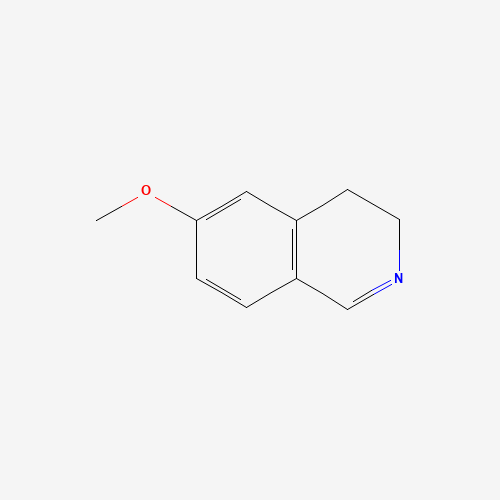 6-methoxy-3,4-dihydroisoquinoline (CAS: 14446-29-8) - Chemical Structure and Molecular Formula 